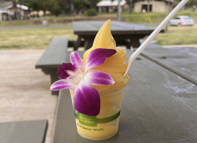 helado cremoso Dole Whip