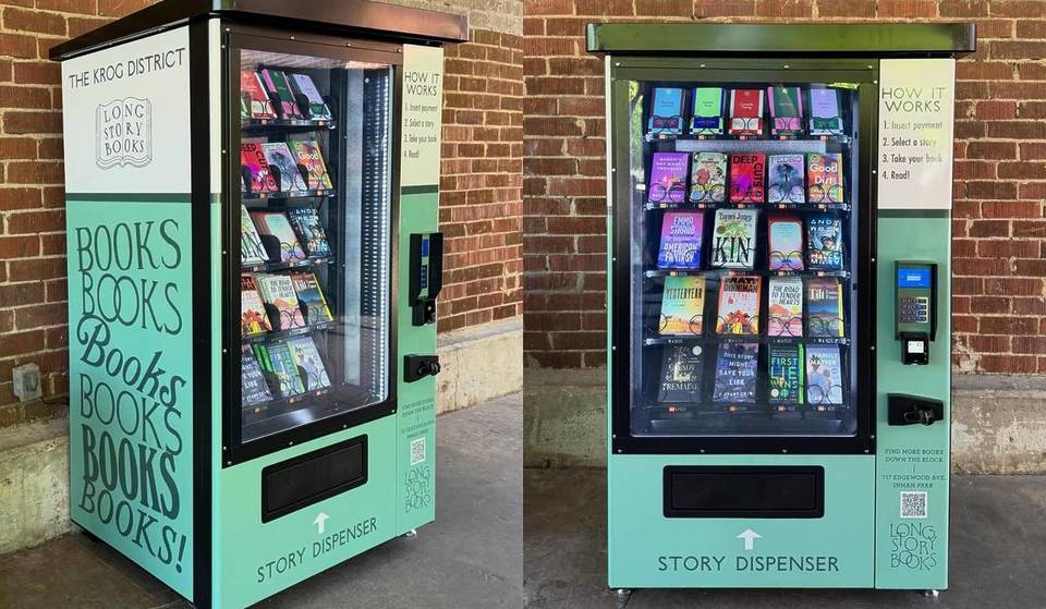 This Adorable New Book Vending Machine Just Opened At Krog Street Market &amp; It’s Got Tons Of Amazing Titles — Inspired By The Book Vending Machines Of The 1930s