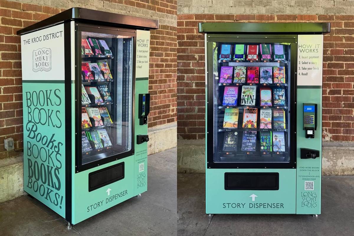 This Adorable New Book Vending Machine Just Opened At Krog Street ...