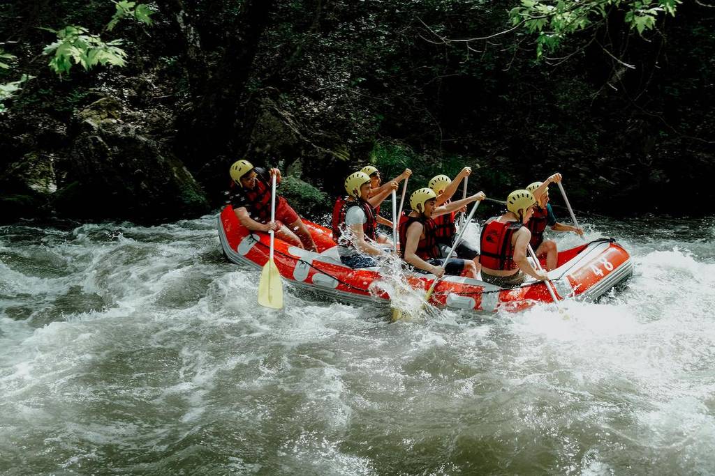 white water rafting