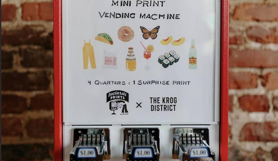El Krog District estrena una nueva máquina expendedora de mini láminas de Inciardi, y las láminas inspiradas en Atlanta cuestan solo 1 $ cada una
