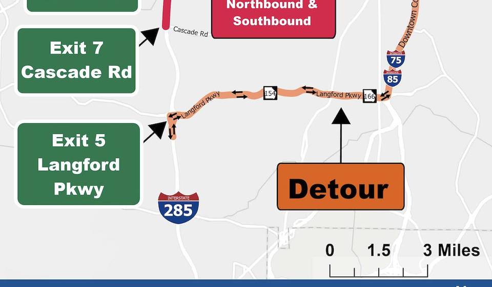 GDOT reschedules massive I-285 shutdown for this weekend — drivers should expect major delays &amp; heavy traffic