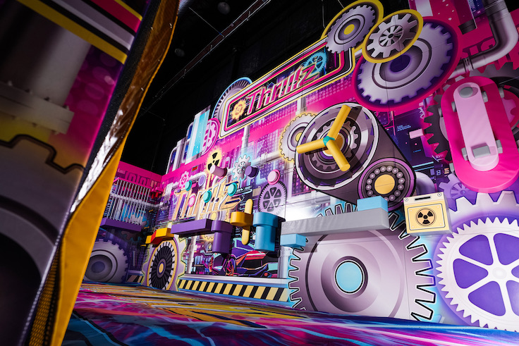 huge indoor obstacle coarse