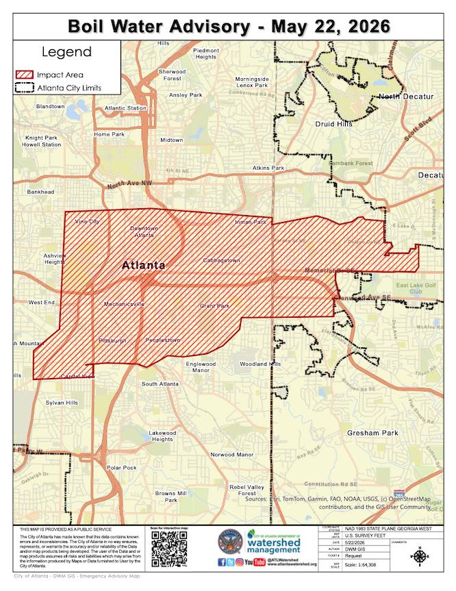 map of Atlanta