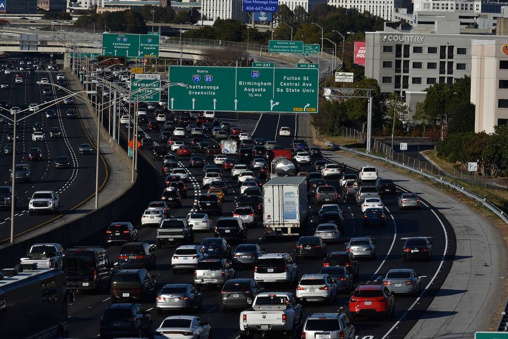 Significant, region-wide delays across metro Atlanta' — All lanes