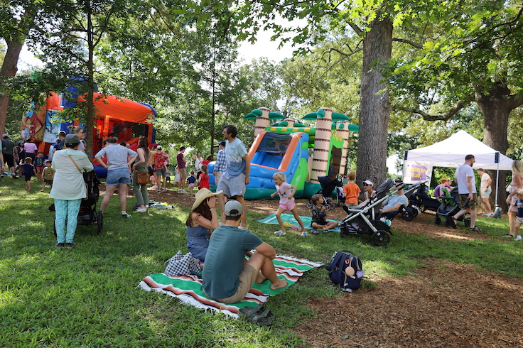 huge festival outdoors