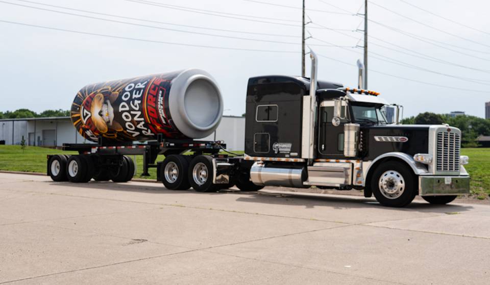 VooDoo Ranger’s giant 21-foot Tallboy Tanker is making its East Coast debut in Atlanta this weekend &amp; they need your help to drain the tanker of America’s #1 IPA — tastings, challenges, merch, and a massive tallboy that has absolutely no business existing