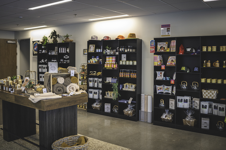 una tienda de tés