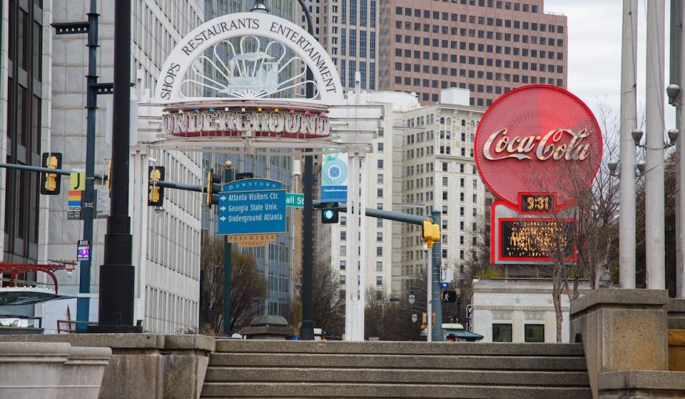 Atlanta’s oldest entertainment district in the heart of Downtown is searching for cool new businesses to move into the neighborhood — here’s what you need to know
