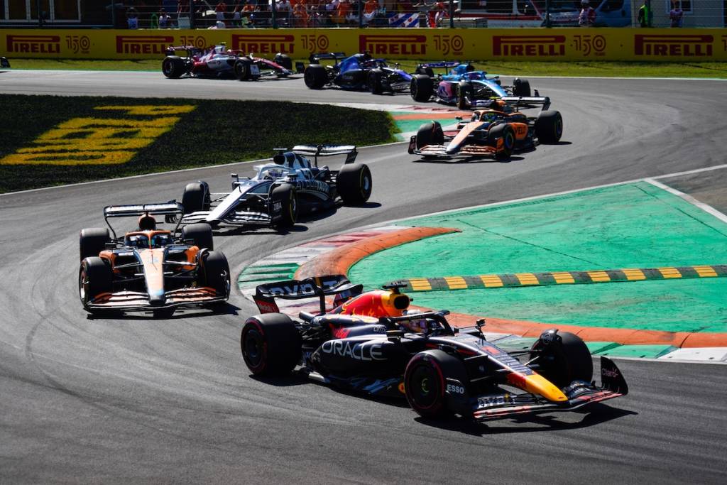 Max Verstappen (NED) Redbull Racing RB18 during Formula 1 Italian Grand Prix in Monza ITA, Sept 14 2022