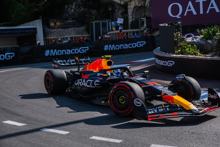 Monte-Carlo, Monaco, Circuit de Monaco, 26.May.2023: Sergio Perez, Redbull F1 driver, during the Formula One Monaco Grand Prix