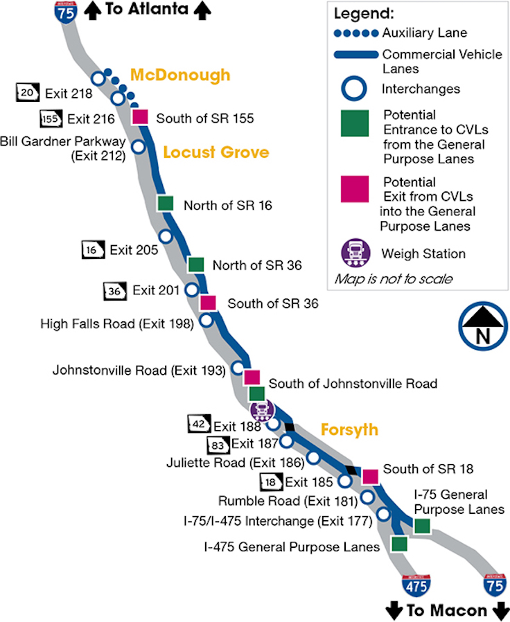 Georgia Department of Transportation | Baseline Illustrative Project Map