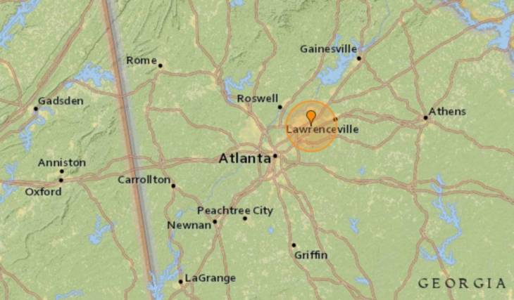 Un terremoto de magnitud 2,3 acaba de sacudir el área metropolitana de Atlanta: esto es lo que sabemos