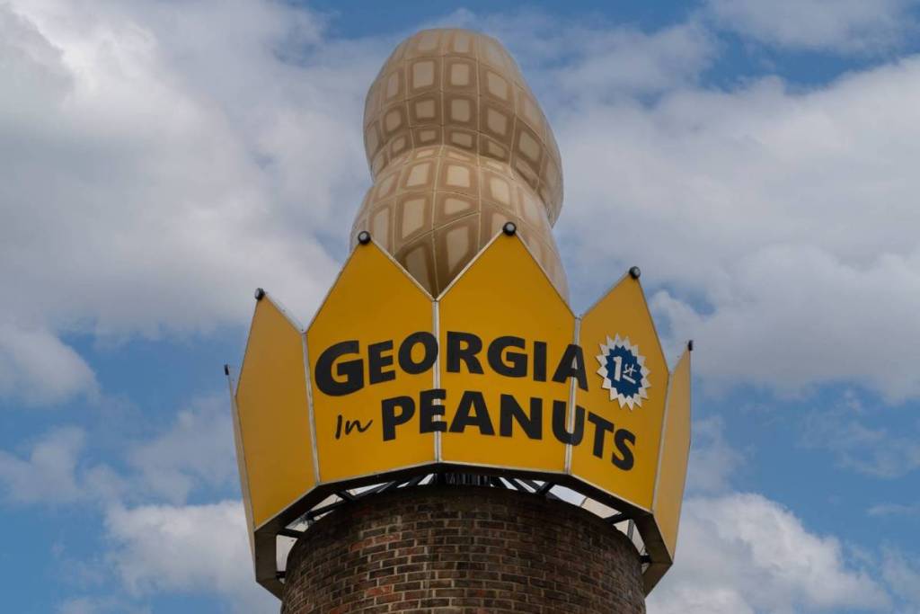 peanut statue