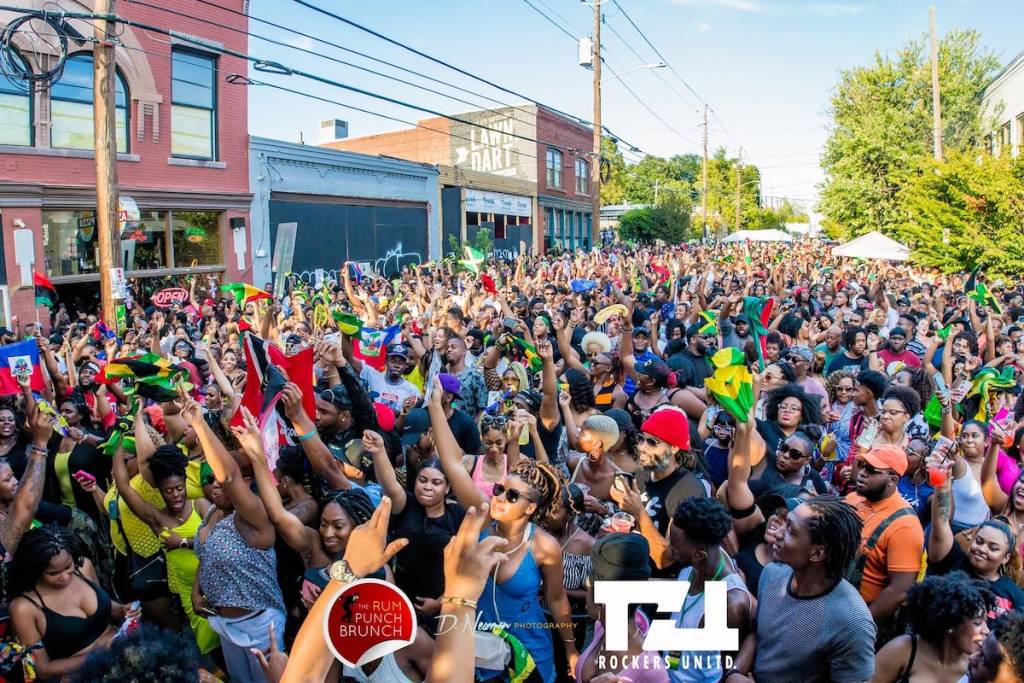 massive Jamaican Independence Day celebration