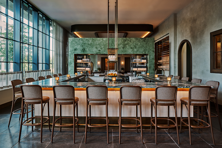 Sargent es el concepto de restaurante más reciente del equipo responsable de Lucian Books & Wine, Katie Barringer y Jordan Smelt.