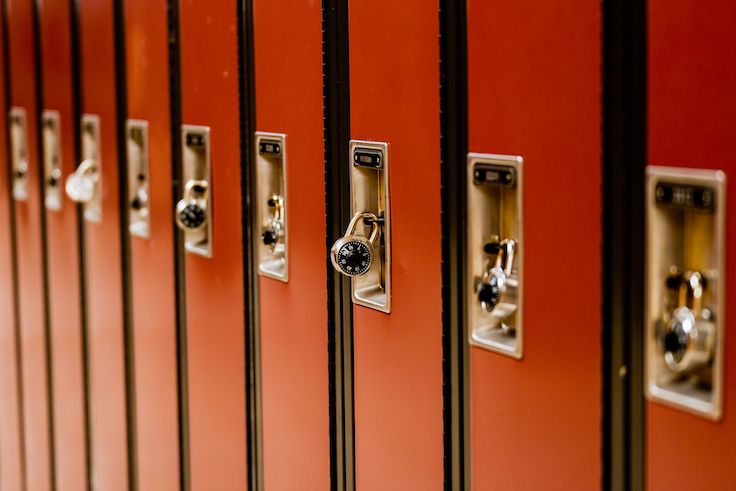 red lockers