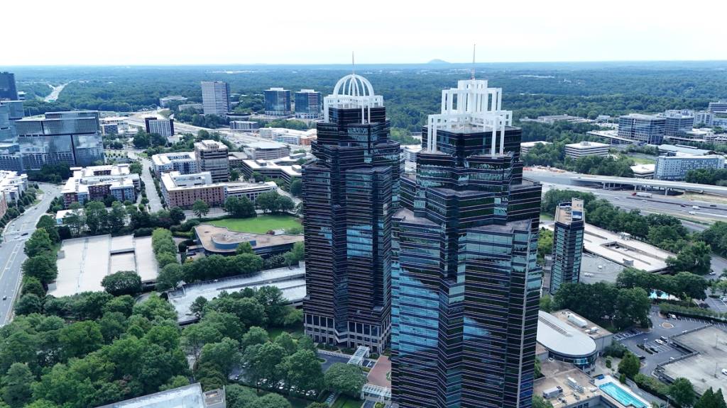 Atlanta, Georgia - August 6, 2024: The King and Queen Hotel on the outskirts of Atlanta