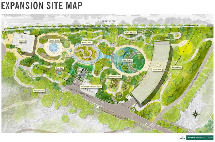 Jardín Botánico de Atlanta | Representación del proyecto