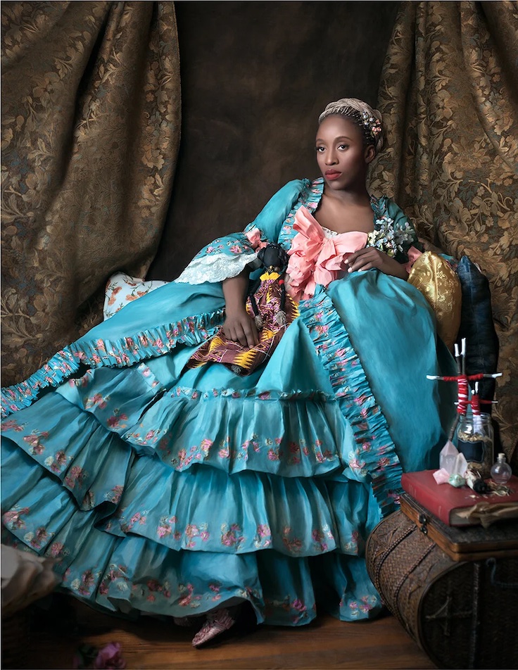 a Black Marie Antionette art work