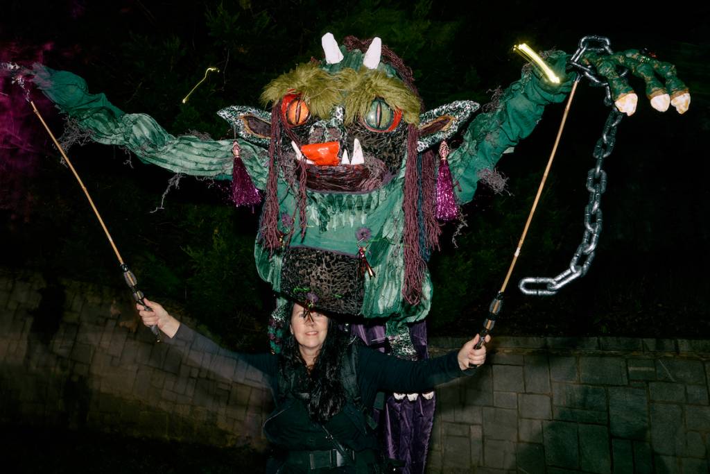 huge troll puppet