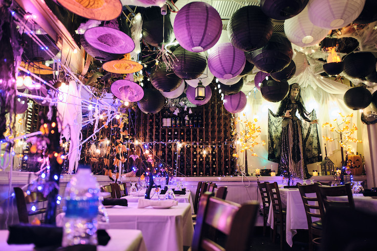 restaurante pop-up de Halloween