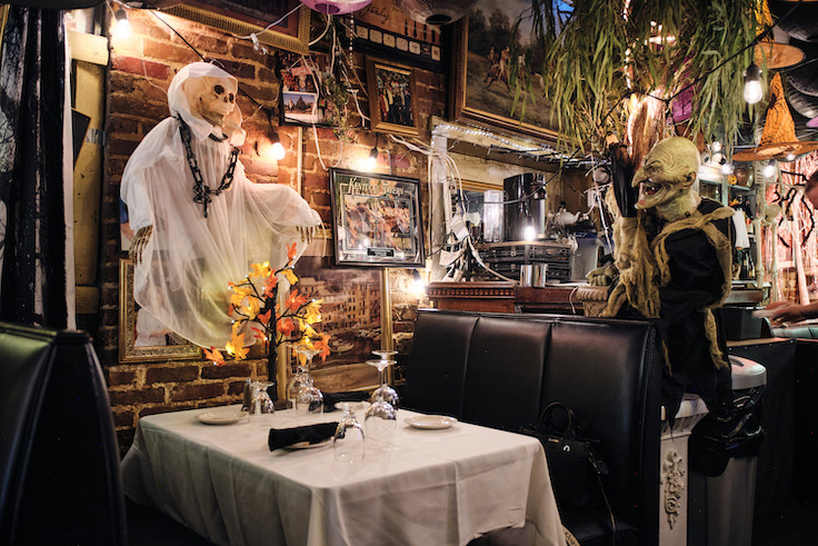 tienda pop-up de Halloween