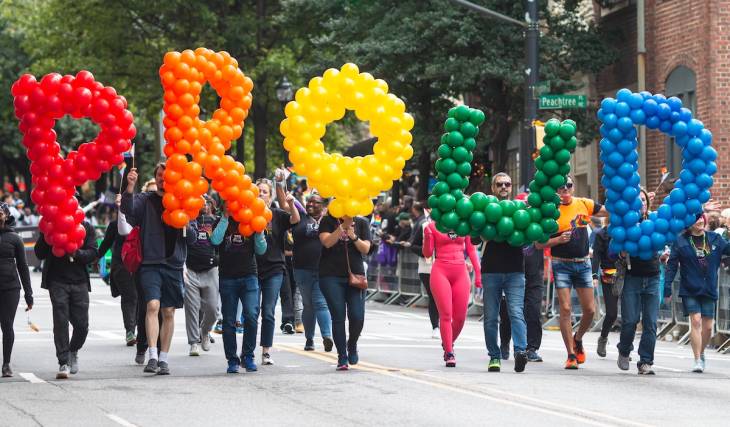 Your complete guide to Atlanta Pride—the largest LGBTQ+ event in the entire South & Atlanta’s largest parade of all