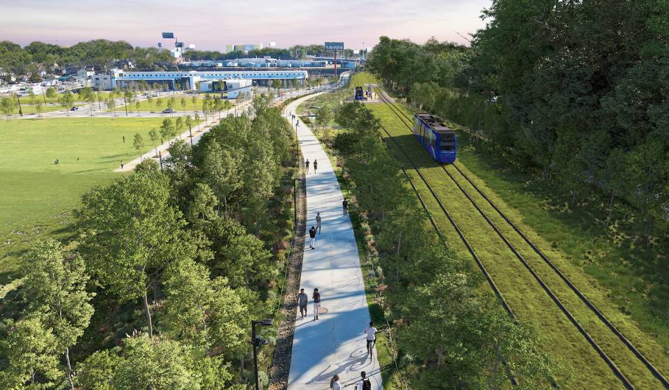 El Ayuntamiento de Atlanta respalda el sistema de tren ligero de la Beltline, de 3.5B: tres circuitos de tren ligero y 18,5 horas diarias de servicio bidireccional
