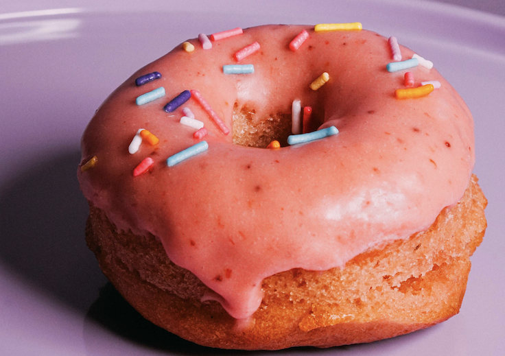 donuts rosas
