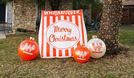 Inflate Your Holiday Yard Game With These Giant Whataburger Ornaments