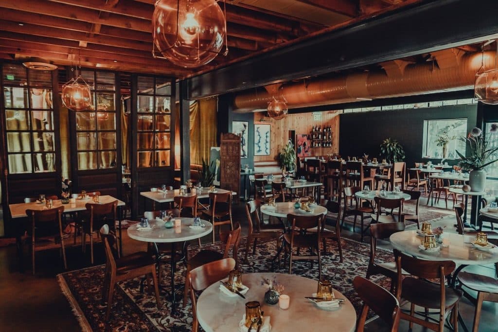 Inside 1417 French Bistro in Austin