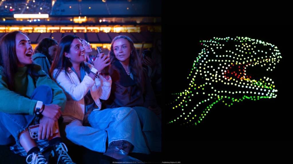 A nostalgic Harry Potter™-inspired drone show takes over Circuit of the Americas right on time for the Dark Arts season