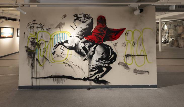 Austin’s captivating Banksy exhibit is closing its doors, taking with it 200+ inspired pieces and originals