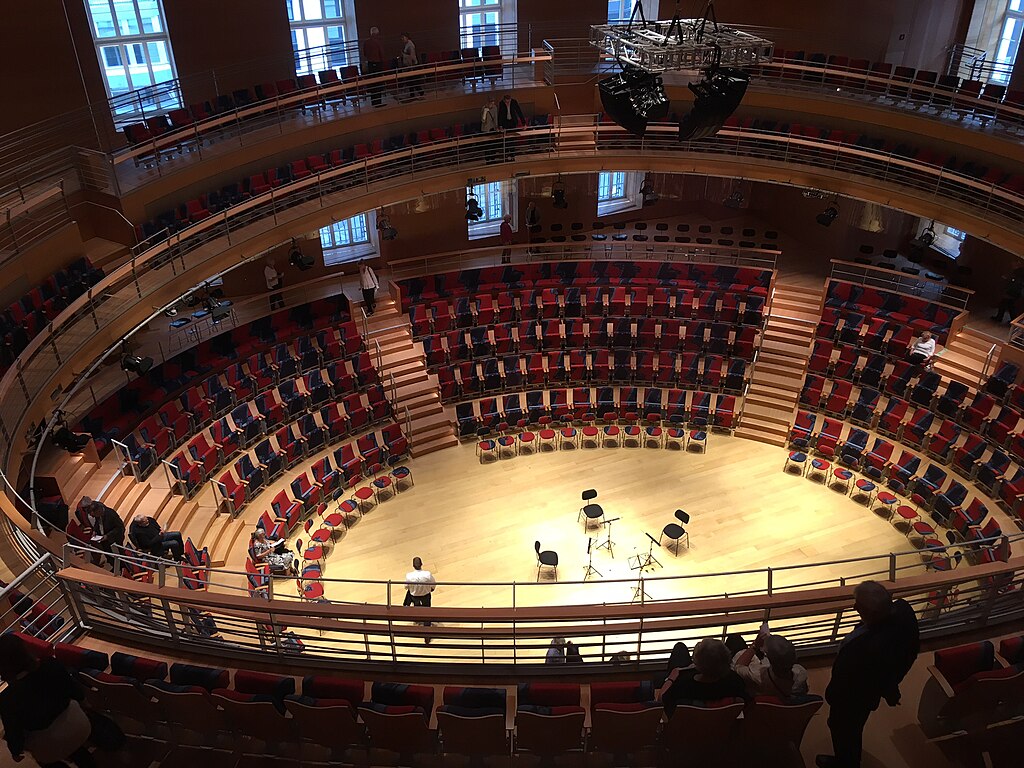 Innenansicht des Pierre Boulez Saal in Berlin
