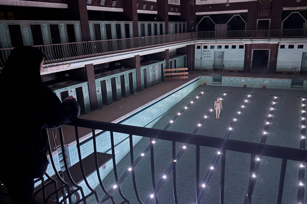 Stadtbad Reloaded Hubertusbad Kunst