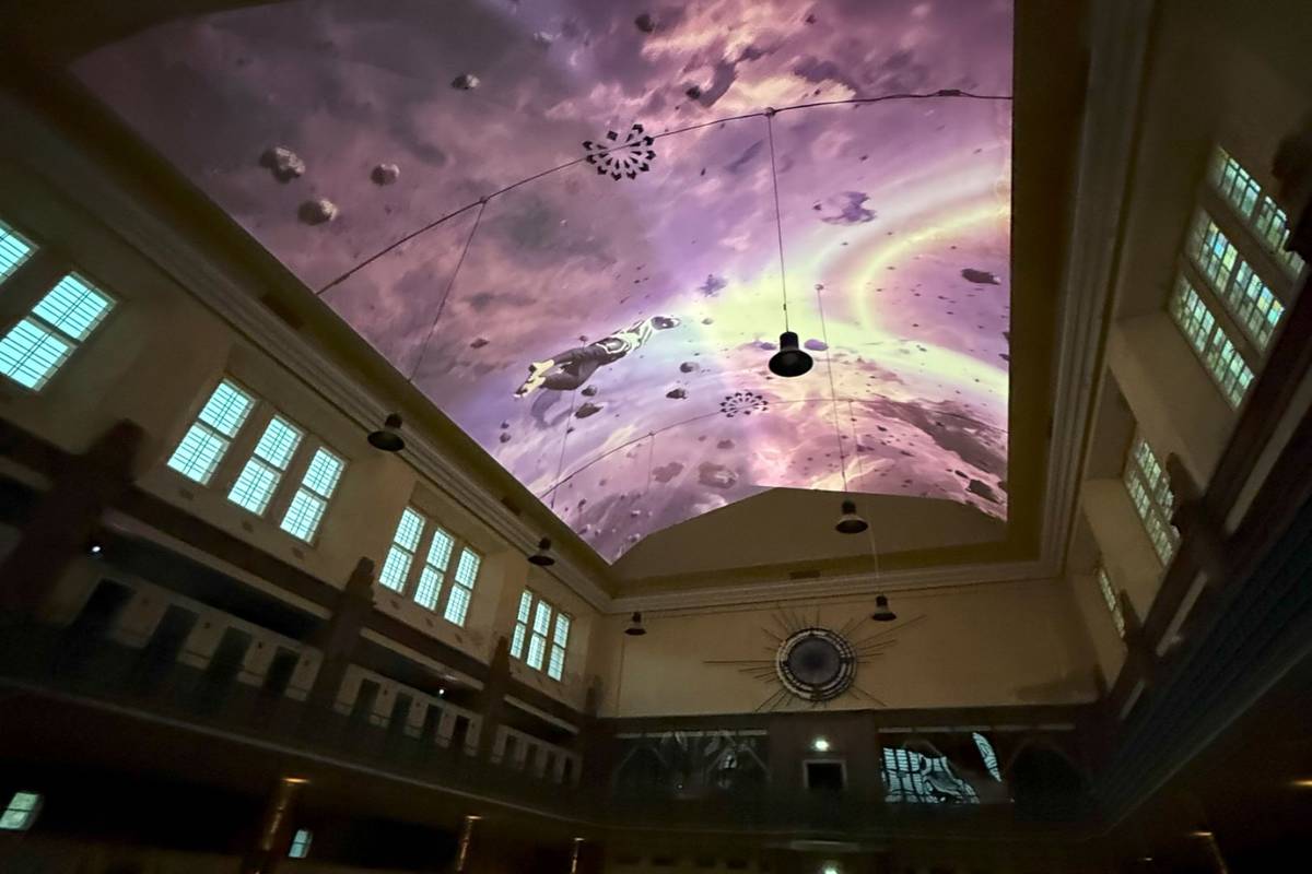 STadtbad BEYOND Deckeninstallation