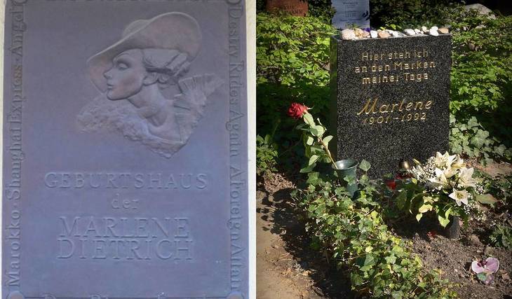 Few people know where the forgotten birthplace and grave of Marlene Dietrich, one of the greatest Hollywood icons of the 20th century, is located in Berlin &#8211; we&#8217;ll tell you!