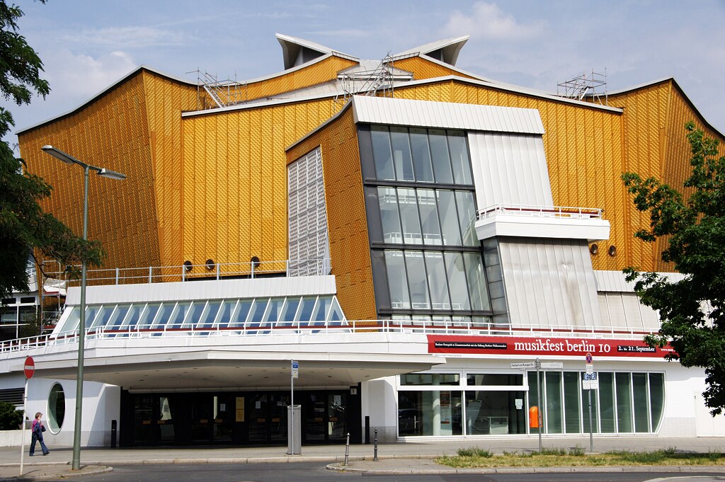 Berliner Philharmonie Fassade von außen