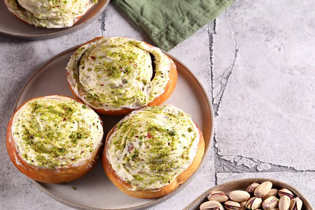 Pistazien-Zimschnecken