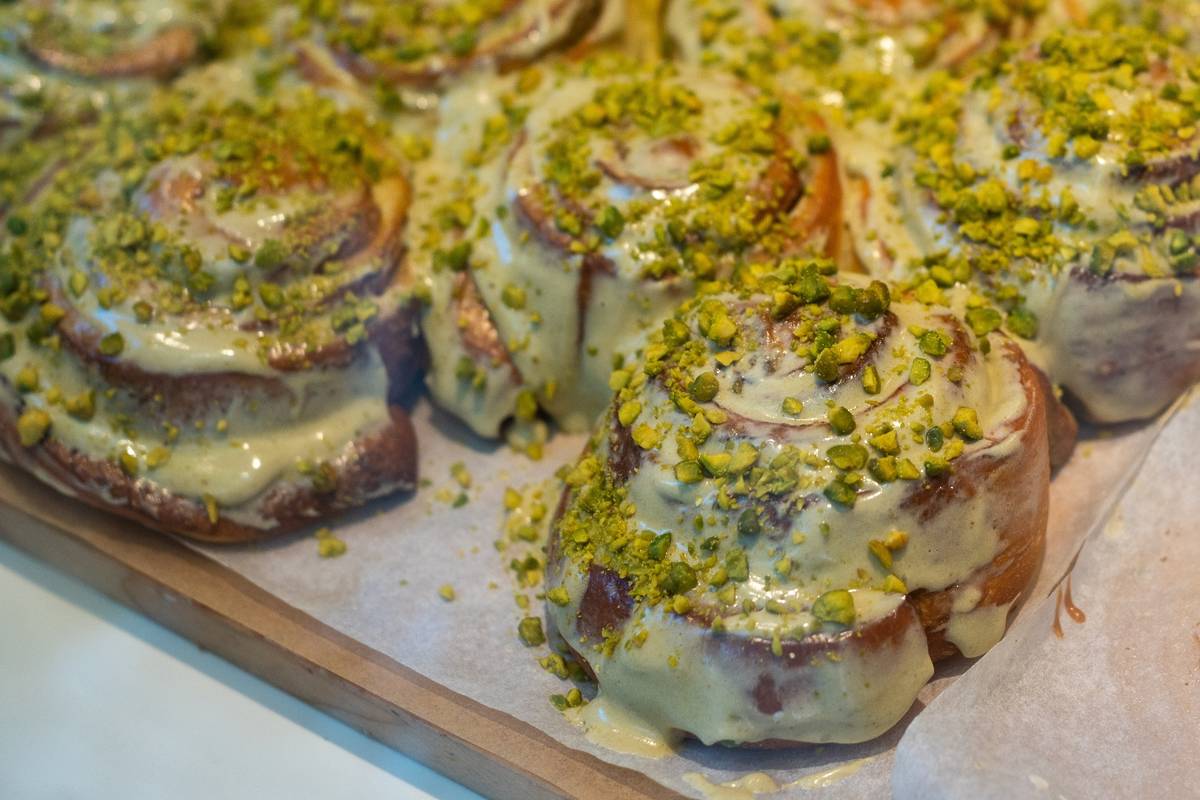 Pistazien-Zimtschnecke