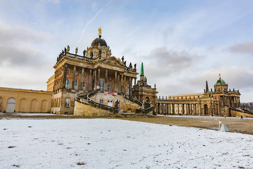 Winter am Schloss Sanssouci