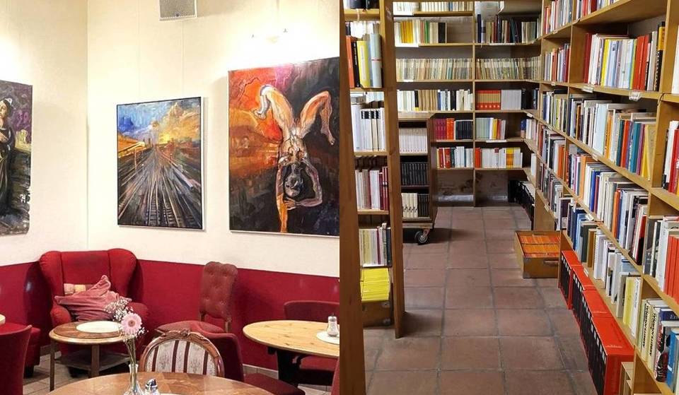 À seulement 10 minutes du centre de Berlin, tu trouveras la librairie d&rsquo;occasion et le café les moins chers de la ville : des milliers de livres à 2,50 €, des cahiers Reclam à seulement 1 € et de délicieux déjeuners bio à partir de 6,50 € !