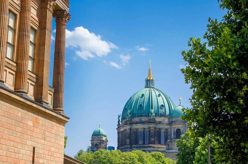 Blick auf die Kuppel des Berliner Doms