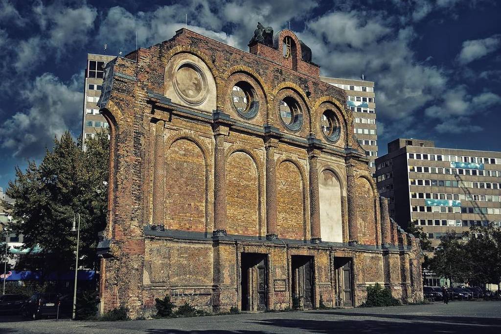 Het Anhalter Bahnhof in Berlijn was de filmlocatie van Wim Wenders' "Himmel über Berlin".