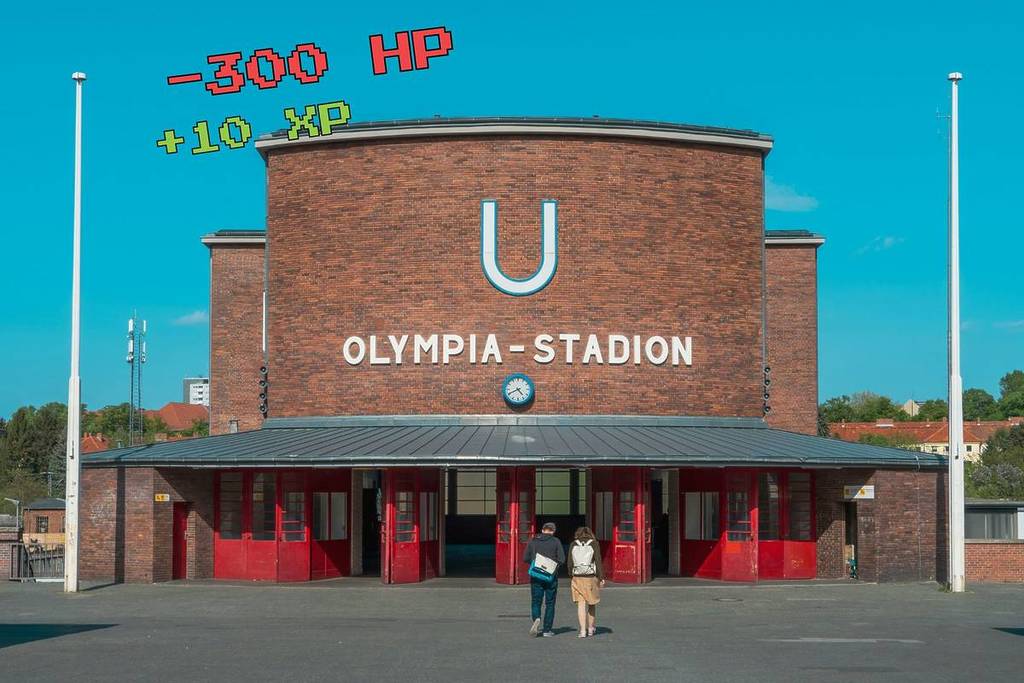 Wie met de verkeerde sjaal naar de Hertha-wedstrijd gaat, verliest 300 HP en wint slechts 10 XP.