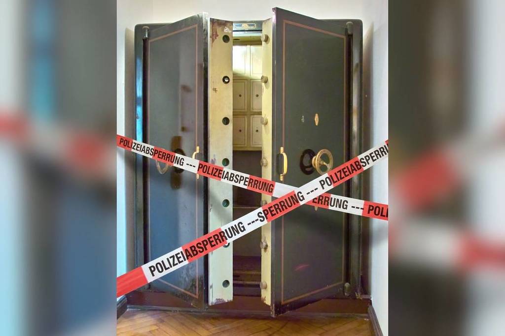 Der leere Safe im Rathaus Köpenick.