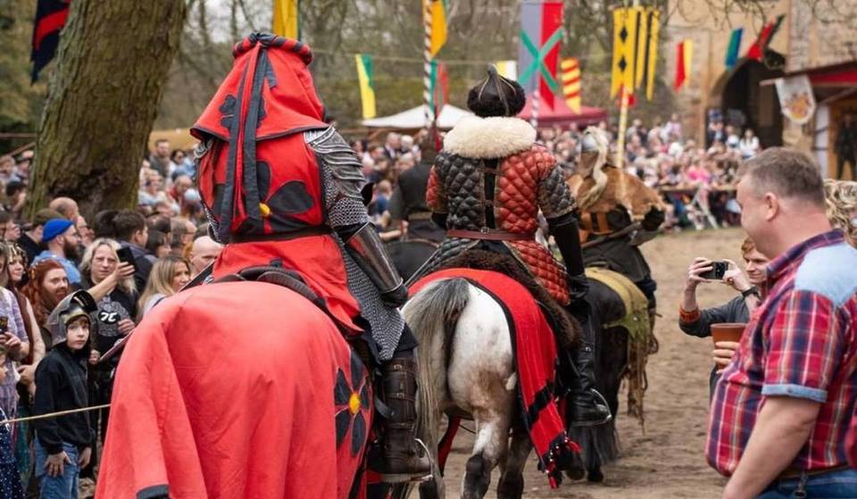About an hour from Berlin, you can attend Brandenburg’s largest knight festival this Easter: set against a real castle backdrop, the event features knight tournaments, historical encampments, and fire shows