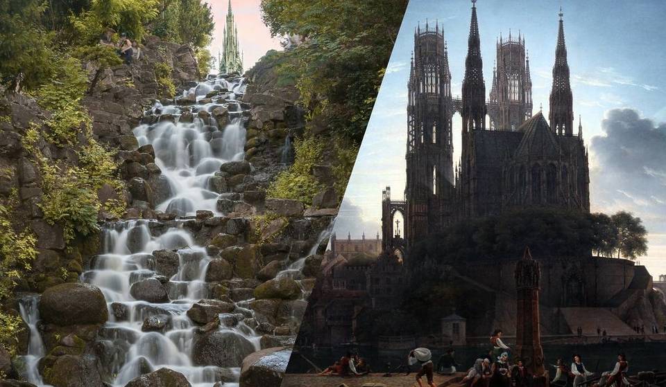 Questo monumento alto 20 metri nel Viktoriapark di Kreuzberg è solo la guglia di una gigantesca cattedrale. Ecco come avrebbe dovuto apparire un tempo il capolavoro gotico di Berlino.