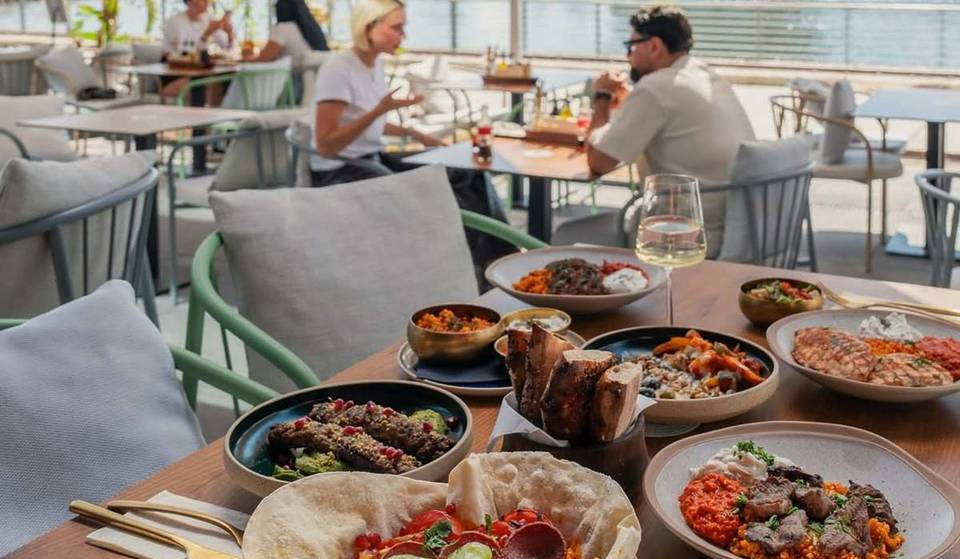 The new favorite among Mediterranean-Turkish restaurants: a huge open space, a location on the Spree, spectacular design, and unique dishes